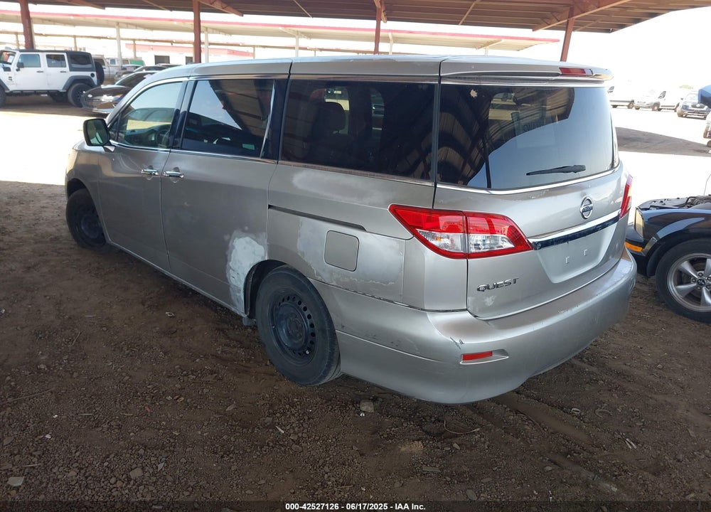 2012 NISSAN QUEST S VIN: JN8AE2KP4C9032918