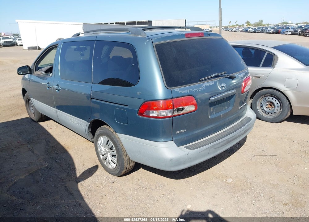 2001 TOYOTA SIENNA LE VIN: 4T3ZF13C01U352803