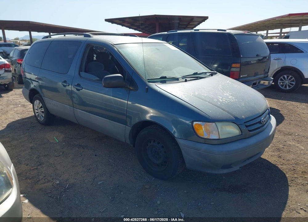2001 TOYOTA SIENNA LE VIN: 4T3ZF13C01U352803
