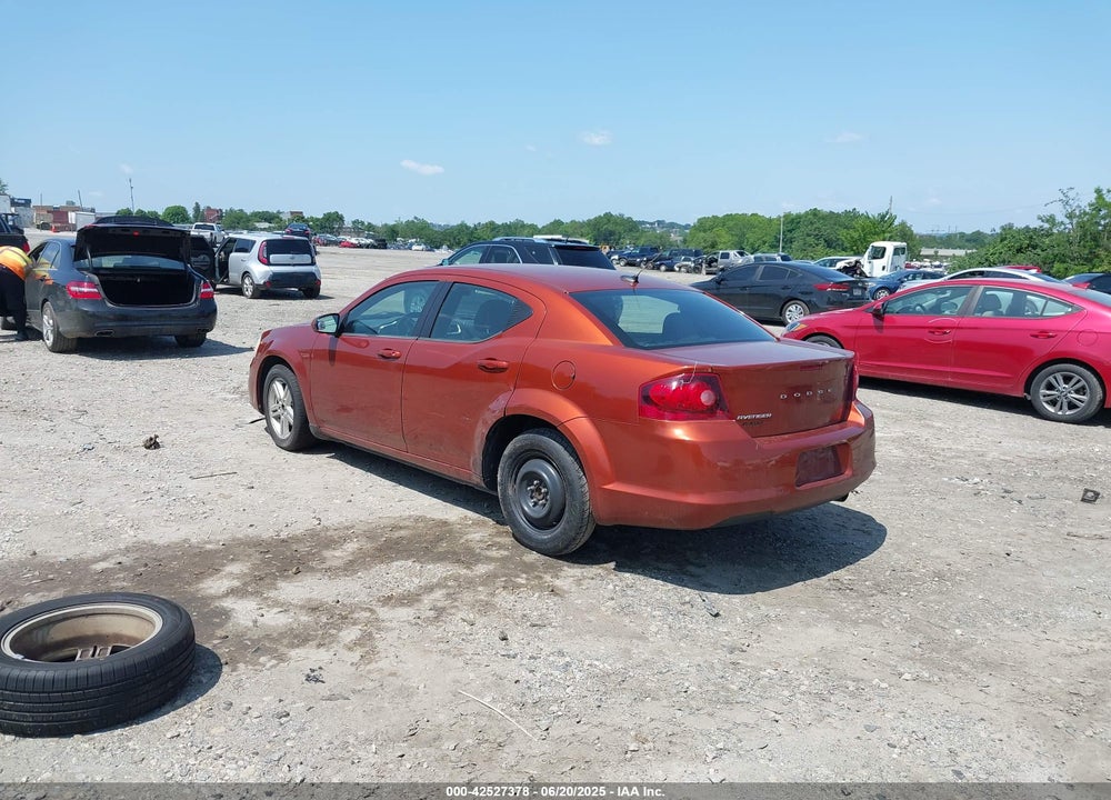 2012 DODGE AVENGER VIN: 1C3CDZCB8CN154728