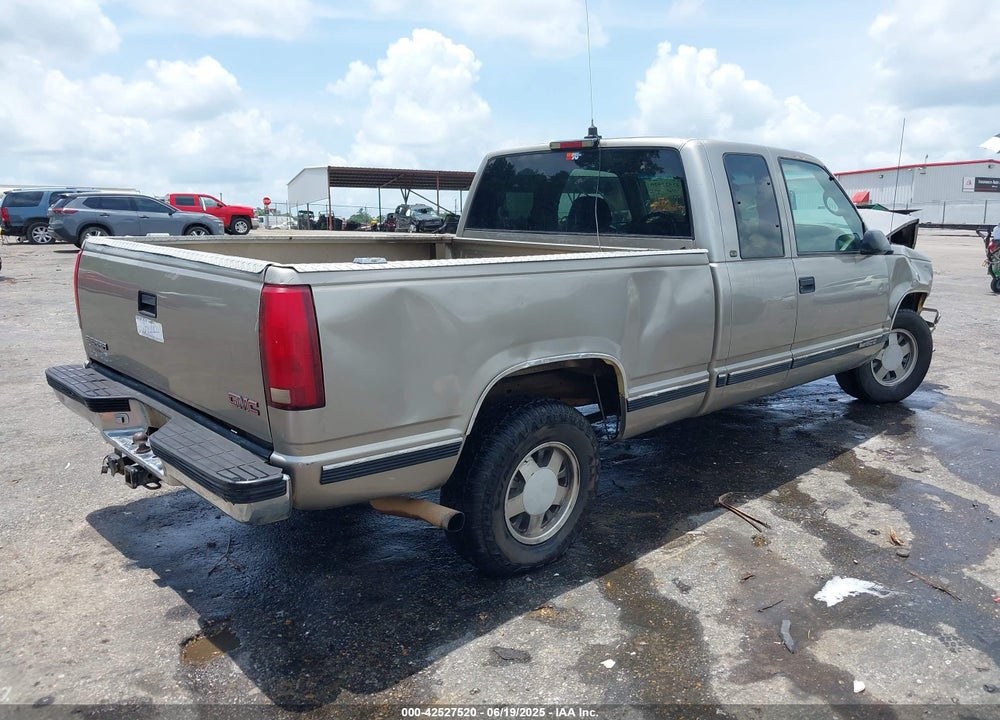 1998 GMC SIERRA 1500 SL WIDESIDE VIN: 1GTEC19R6WR516887