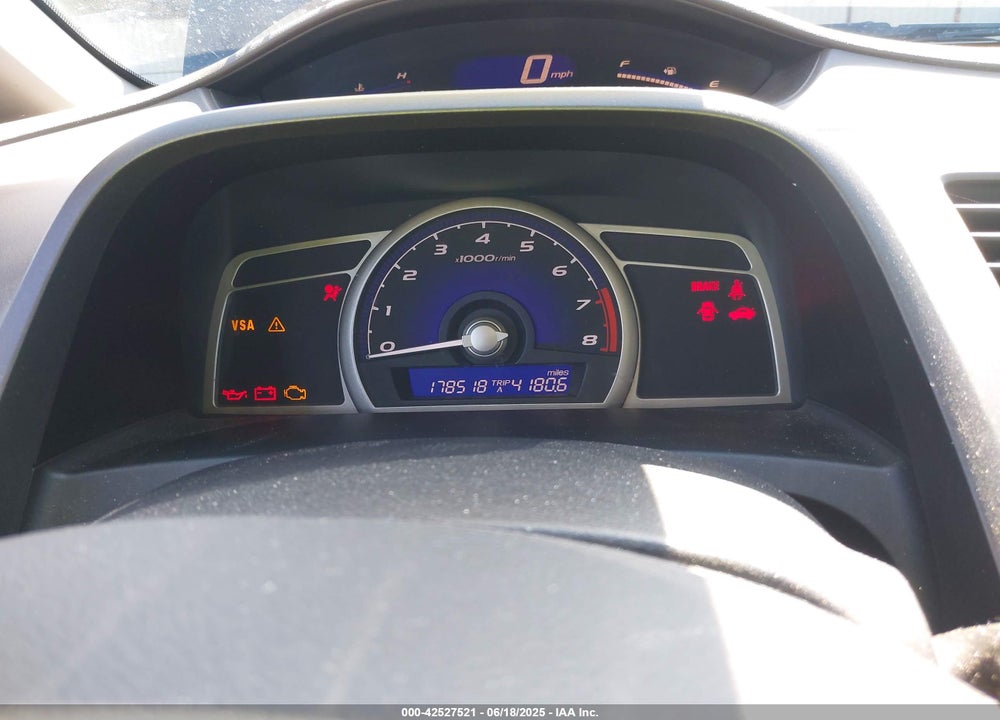 2009 HONDA CIVIC VIN: 2HGFA15939H508722