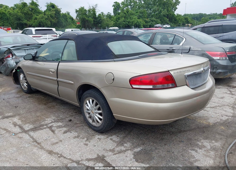 2002 CHRYSLER SEBRING LIMITED VIN: 1C3EL65R52N113685