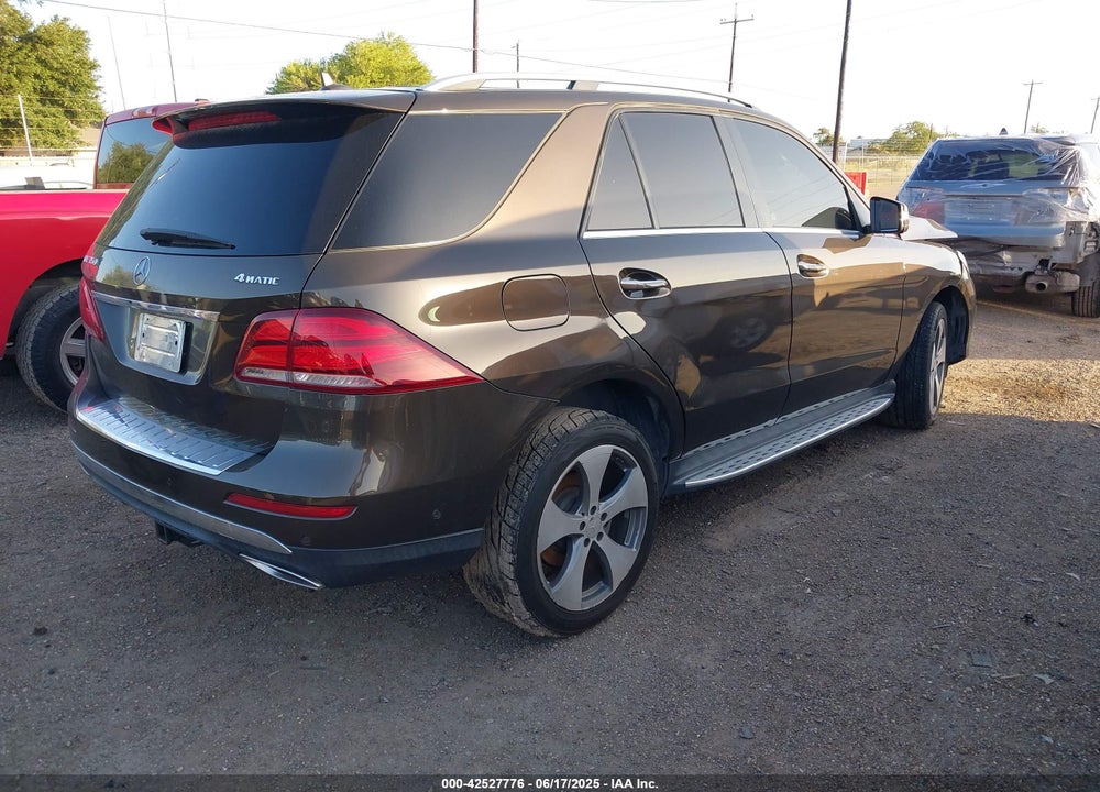 2016 MERCEDES-BENZ GLE CLASS VIN: 4JGDA5HB4GA601560