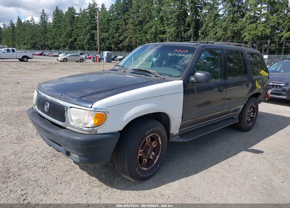 2001 MERCURY MOUNTAINEER VIN: 4M2ZU86P21UJ09305