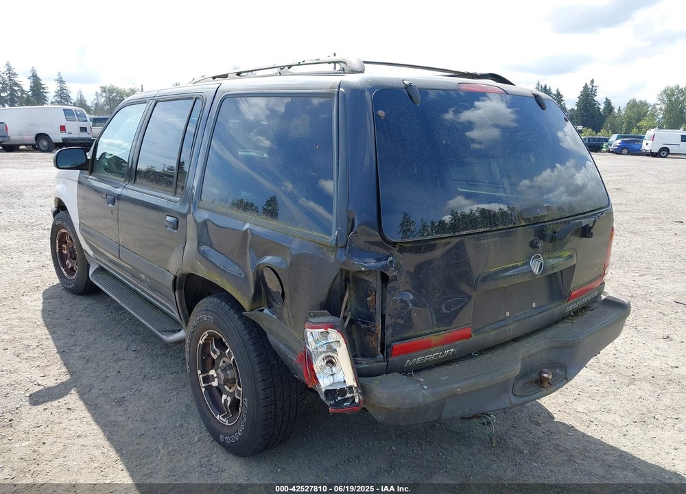 2001 MERCURY MOUNTAINEER VIN: 4M2ZU86P21UJ09305