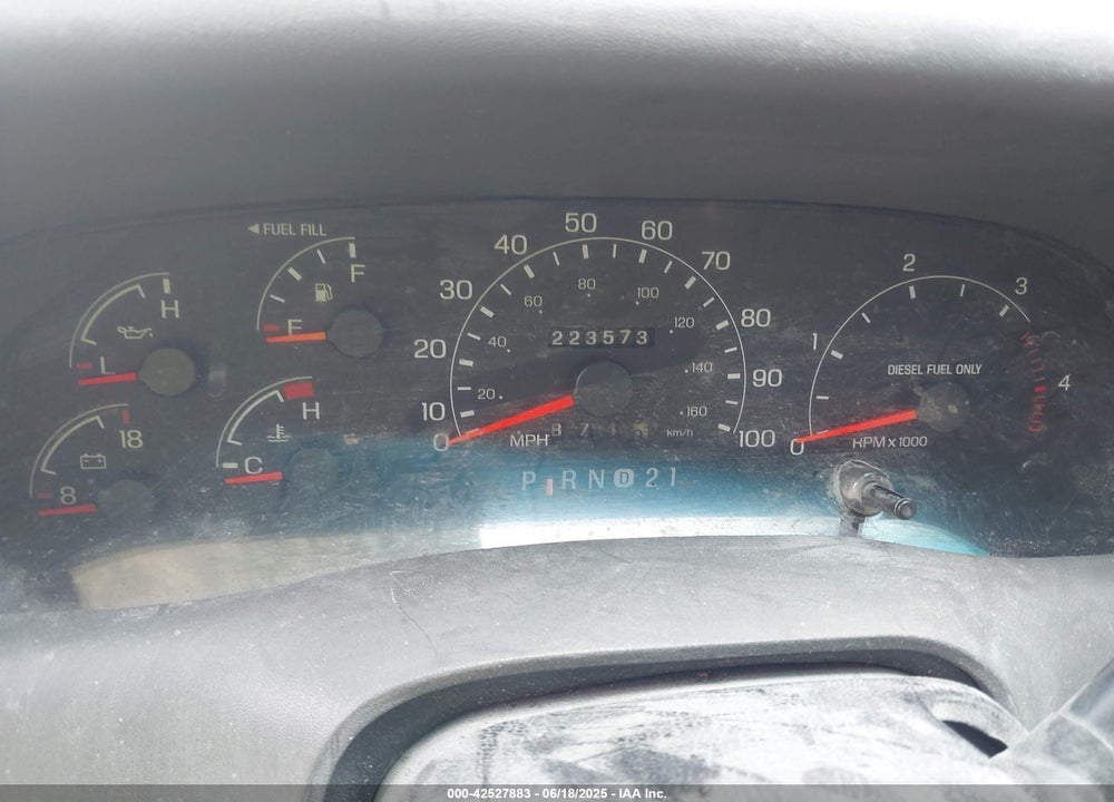 2001 FORD F-550 XL/XLT VIN: 1FDAF56F51EA40991