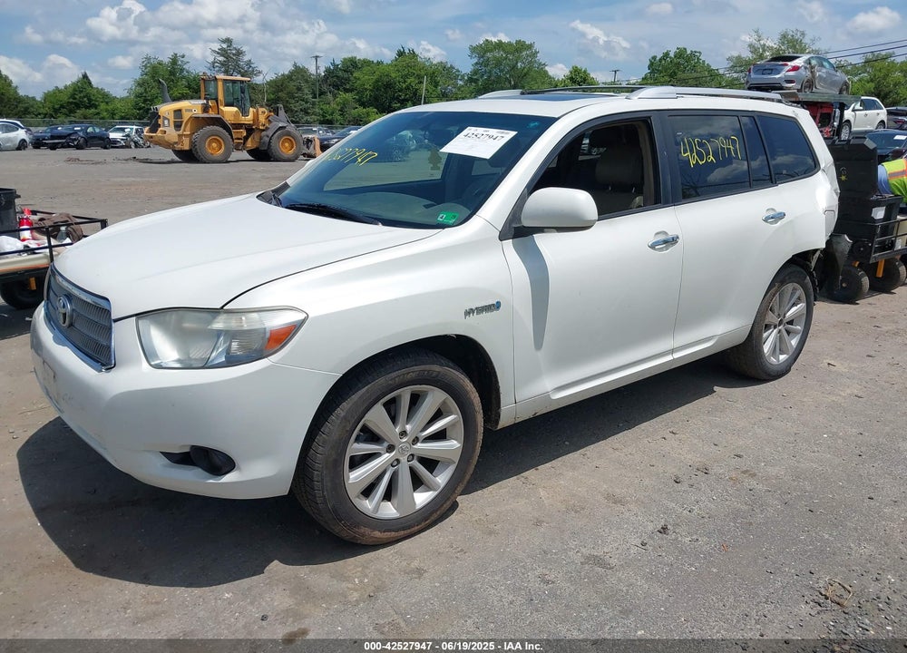 2008 TOYOTA HIGHLANDER HYBRID LIMITED VIN: JTEEW44A282005601