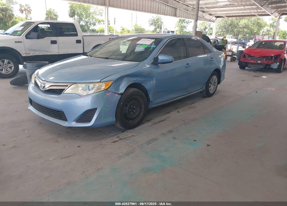 2012 TOYOTA CAMRY HYBRID VIN: 4T1BD1FK1CU002456