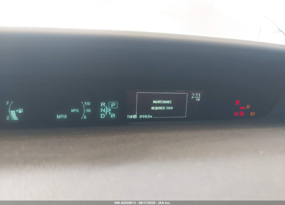 2013 TOYOTA PRIUS THREE VIN: JTDKN3DUXD1730281