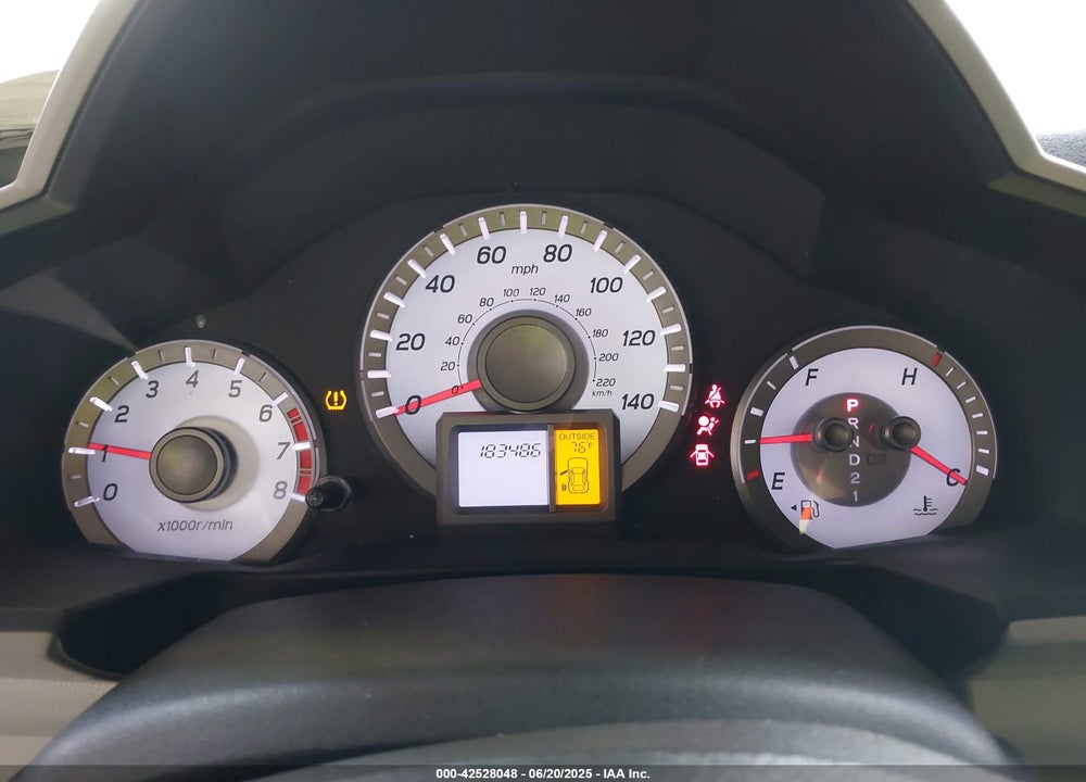 2012 HONDA PILOT EX VIN: 5FNYF4H42CB009658
