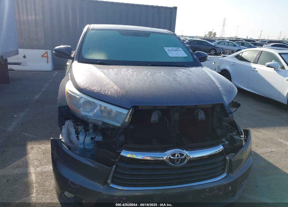 2015 TOYOTA HIGHLANDER LE PLUS V6 VIN: 5TDZKRFH9FS107055