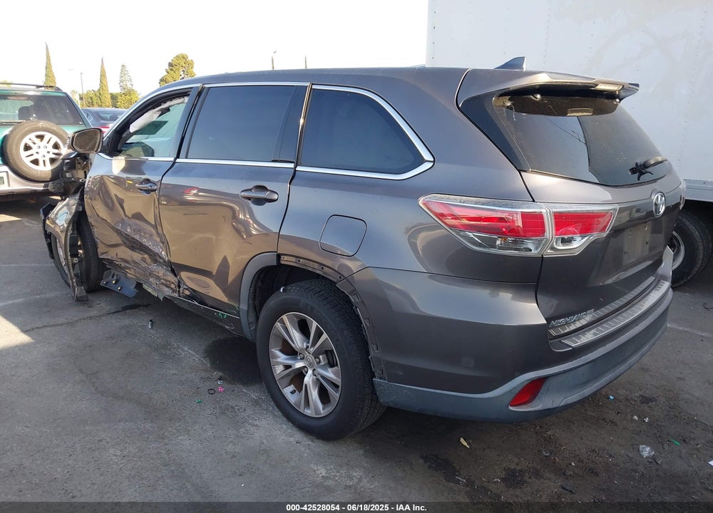 2015 TOYOTA HIGHLANDER LE PLUS V6 VIN: 5TDZKRFH9FS107055