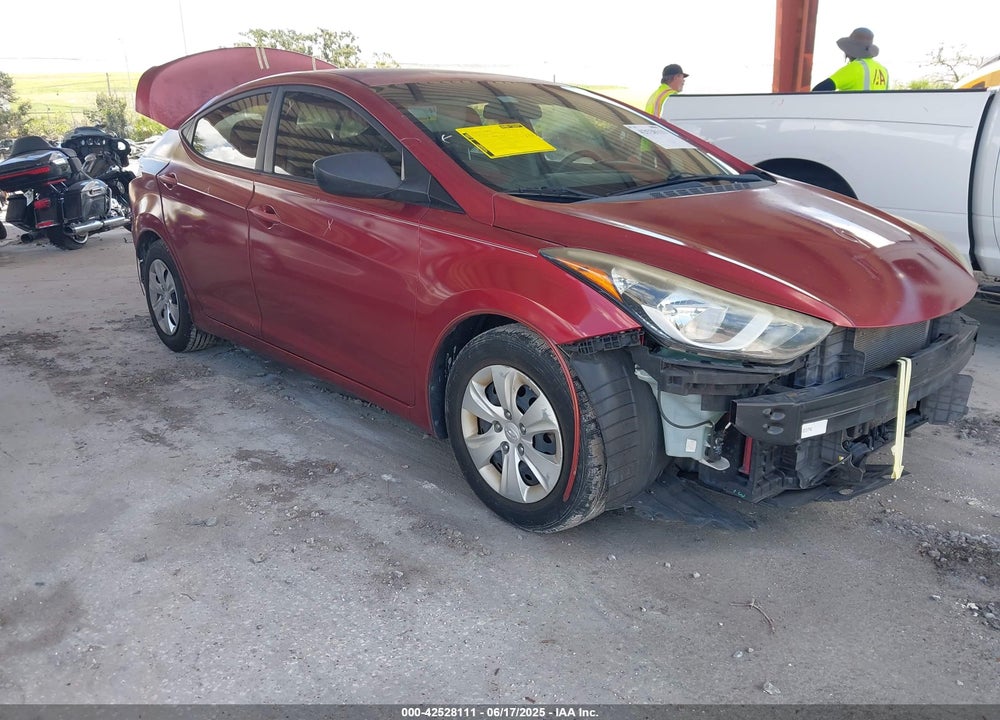 2016 HYUNDAI ELANTRA SE VIN: 5NPDH4AE6GH781602