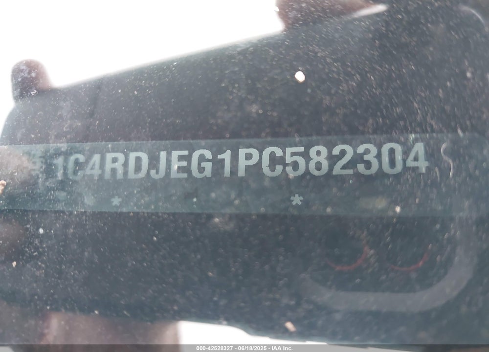 2023 DODGE DURANGO VIN: 1C4RDJEG1PC582304