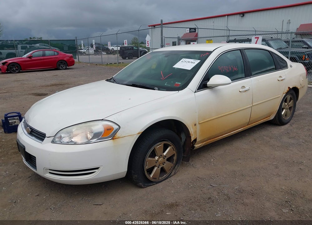 2007 CHEVROLET IMPALA LT VIN: 2G1WT58K579367344