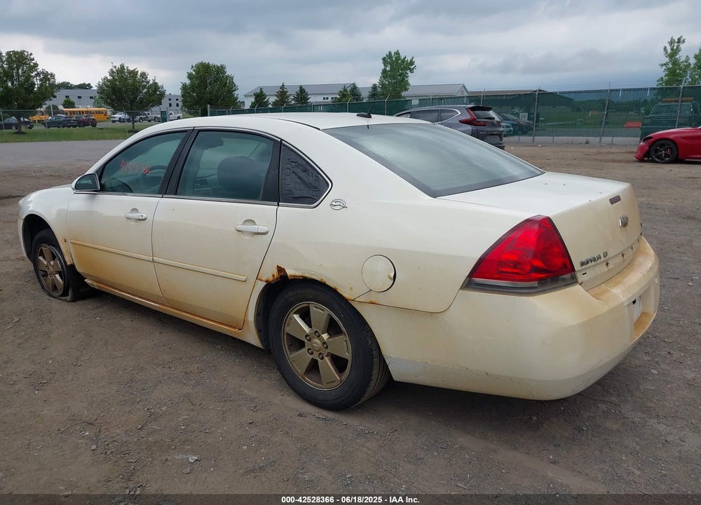 2007 CHEVROLET IMPALA LT VIN: 2G1WT58K579367344