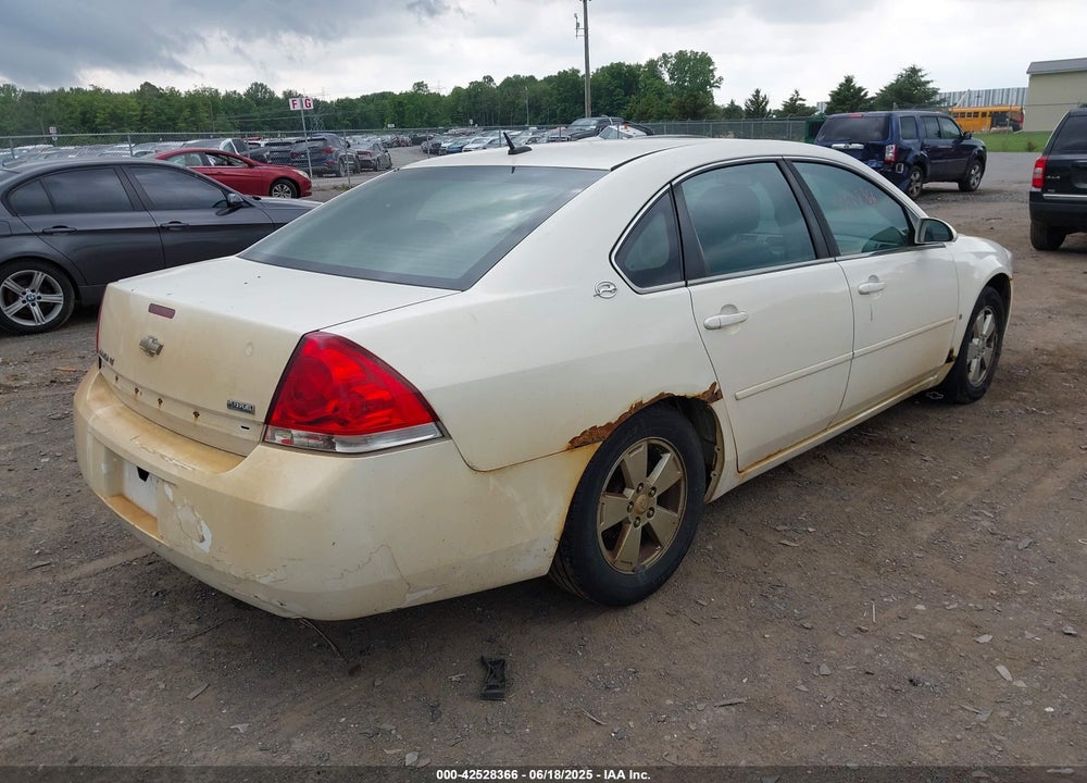2007 CHEVROLET IMPALA LT VIN: 2G1WT58K579367344