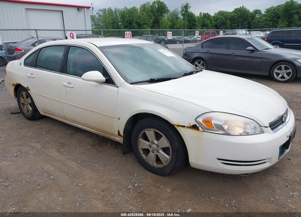 2007 CHEVROLET IMPALA LT VIN: 2G1WT58K579367344