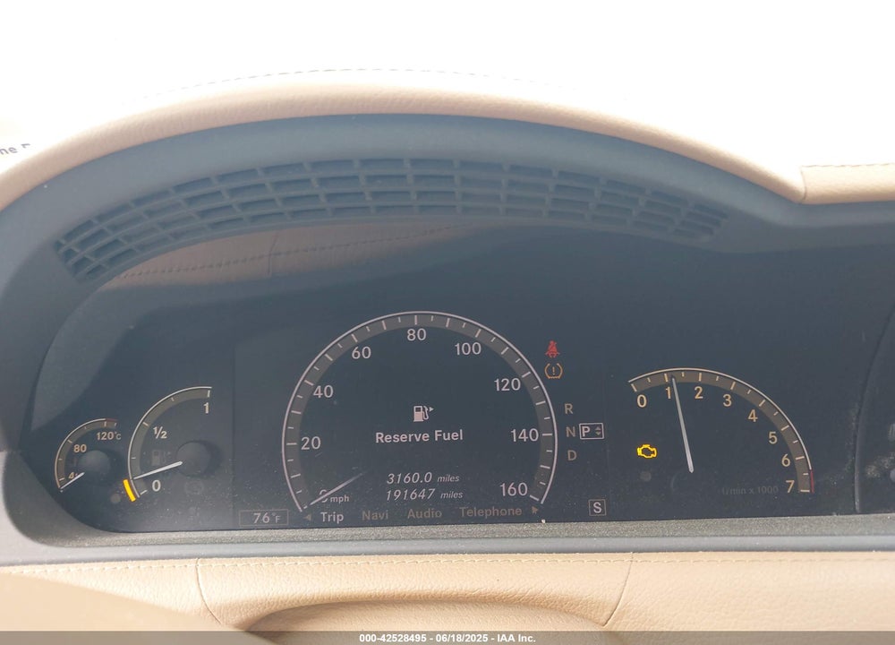 2008 MERCEDES-BENZ CL-CLASS VIN: WDDEJ71X08A018565