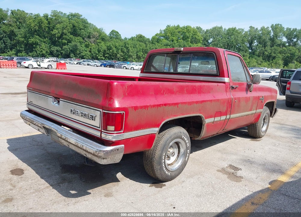 1987 CHEVROLET R10 VIN: 1GCER14K4HJ122928