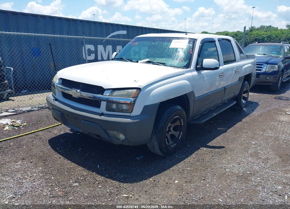 2002 CHEVROLET AVALANCHE 1500 VIN: 3GNEK13TX2G158184