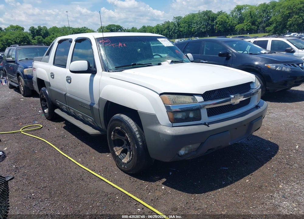 2002 CHEVROLET AVALANCHE 1500 VIN: 3GNEK13TX2G158184