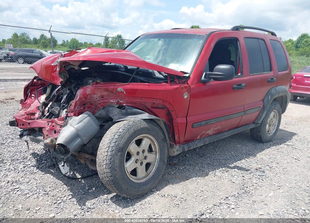 2007 JEEP LIBERTY VIN: 1J4GL48K57W632903