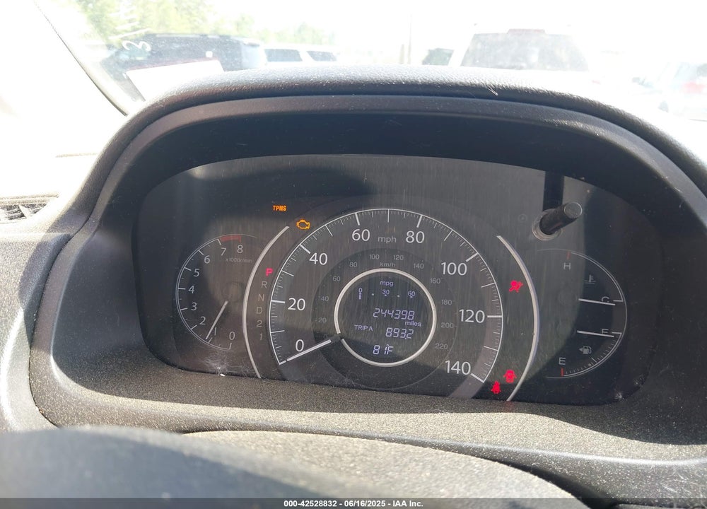 2012 HONDA CR-V LX VIN: 5J6RM4H39CL038194