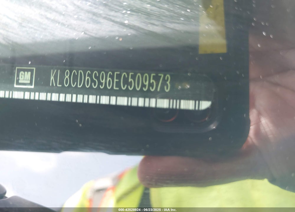 2014 CHEVROLET SPARK VIN: KL8CD6S96EC509573