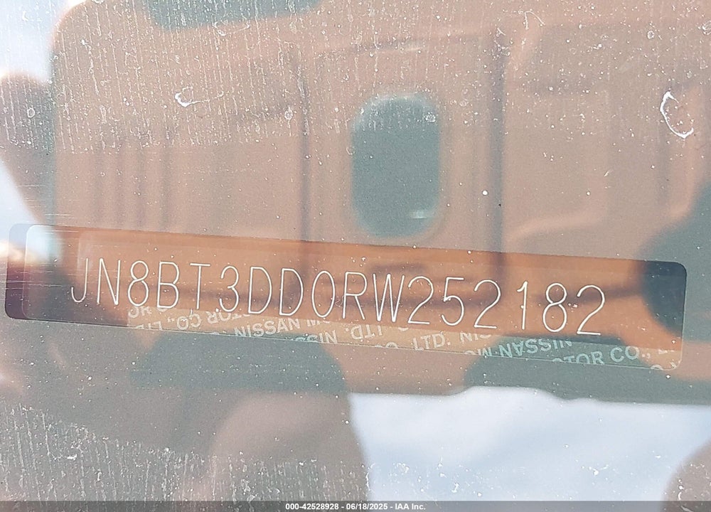 2024 NISSAN ROGUE VIN: JN8BT3DD0RW252182
