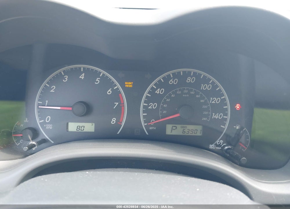 2009 TOYOTA COROLLA VIN: JTDBL40E699057184