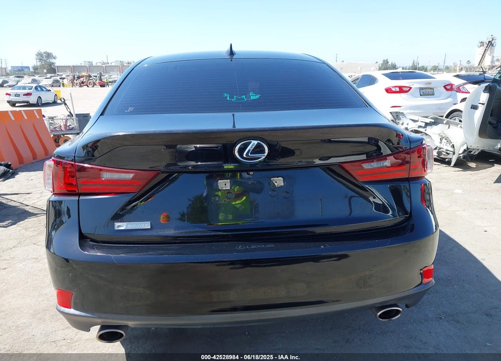 2016 LEXUS IS VIN: JTHBA1D22G5037411