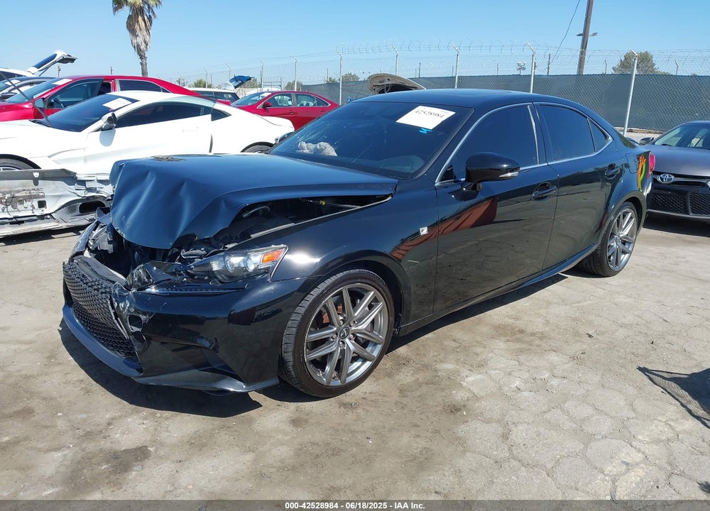 2016 LEXUS IS VIN: JTHBA1D22G5037411