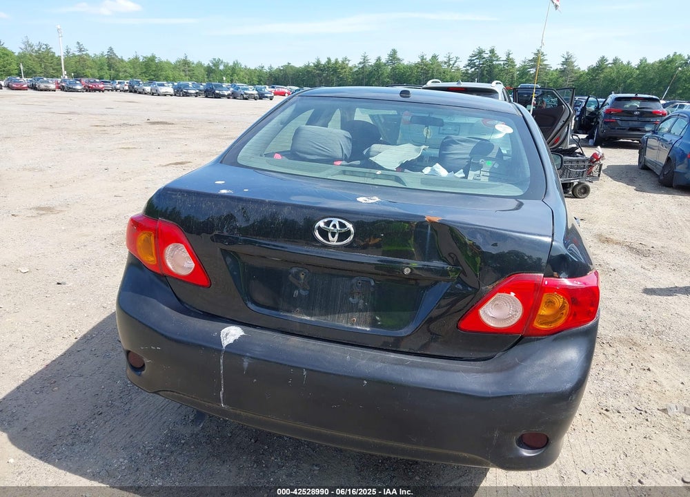 2009 TOYOTA COROLLA LE VIN: 2T1BU40E99C062855