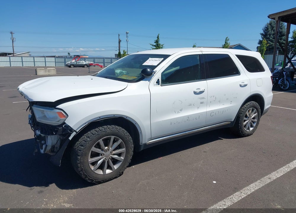 2018 DODGE DURANGO VIN: 1C4SDJFT8JC383920