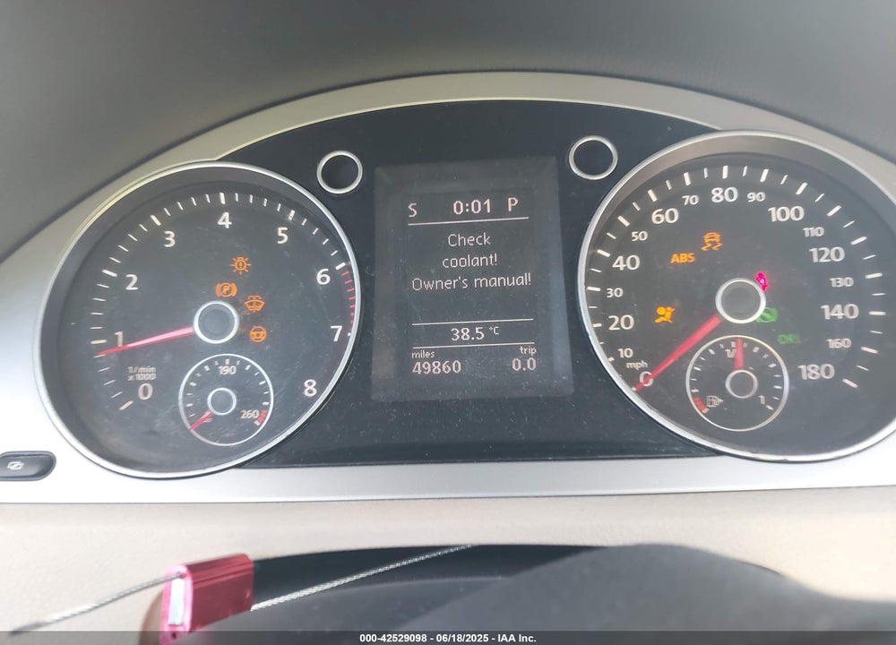 2010 VOLKSWAGEN CC SPORT VIN: WVWMN7AN7AE537345