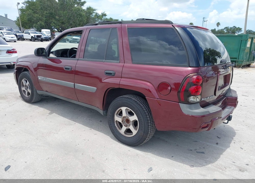 2004 CHEVROLET TRAILBLAZER LS VIN: 1GNDS13S442270428