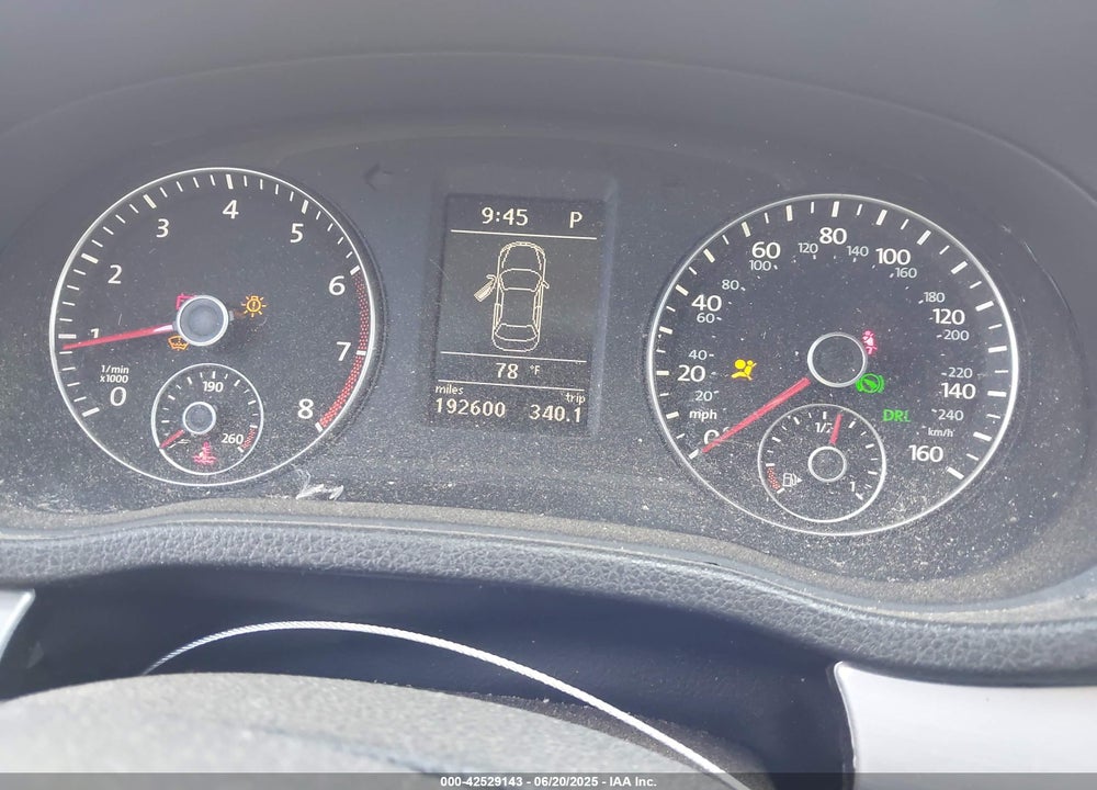 2012 VOLKSWAGEN PASSAT VIN: 1VWBP7A38CC061506