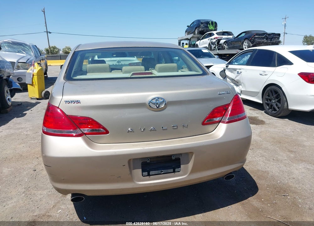 2006 TOYOTA AVALON VIN: 4T1BK36B66U078745