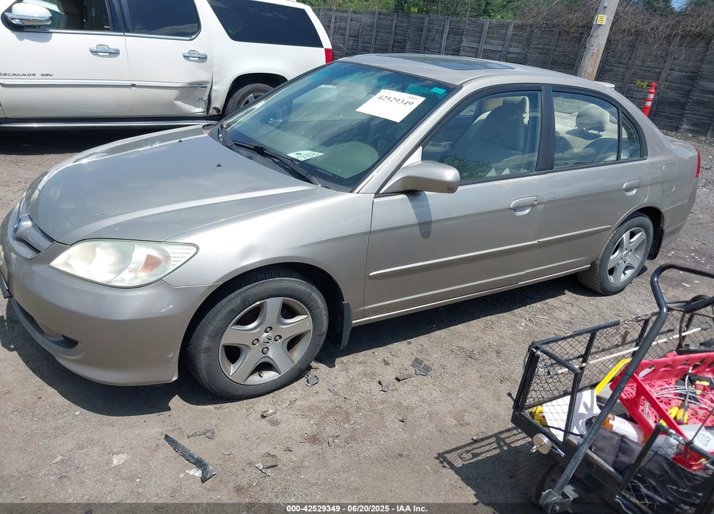 2004 HONDA CIVIC EX VIN: 2HGES26784H540439