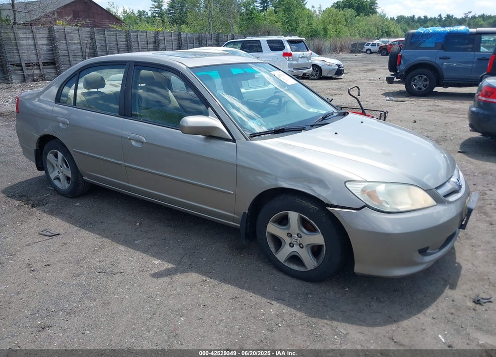 2004 HONDA CIVIC EX VIN: 2HGES26784H540439