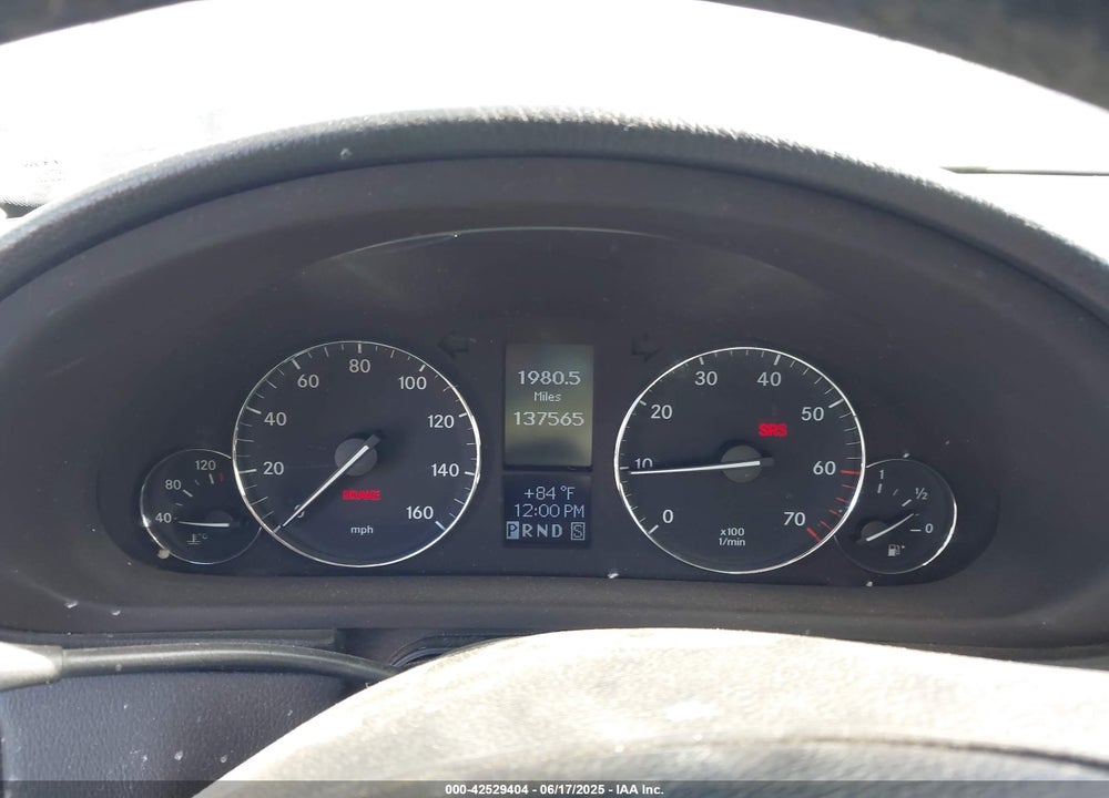2005 MERCEDES-BENZ C 240 LUXURY 4MATIC VIN: WDBRH81J75F660805