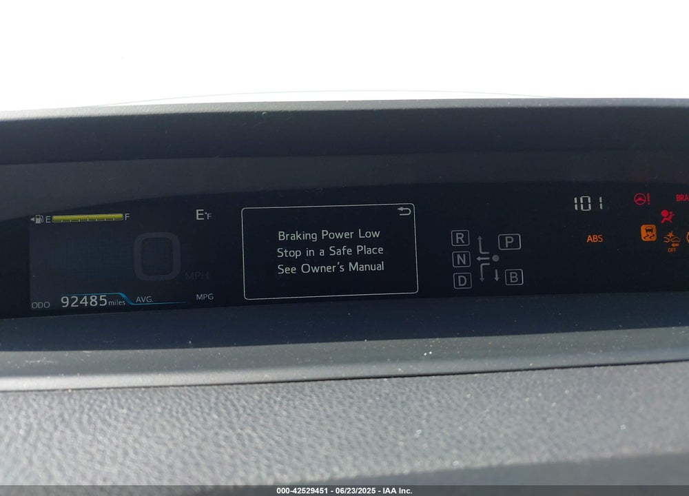 2017 TOYOTA PRIUS VIN: JTDKARFU4H3051922