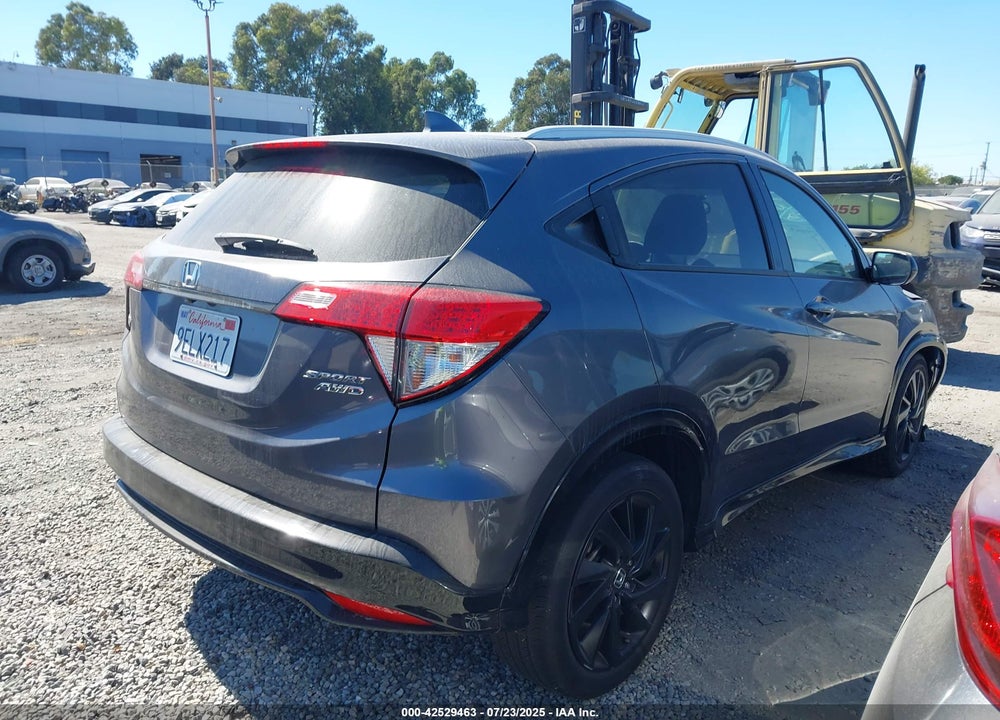 2021 HONDA HR-V AWD SPORT VIN: 3CZRU6H18MM731817