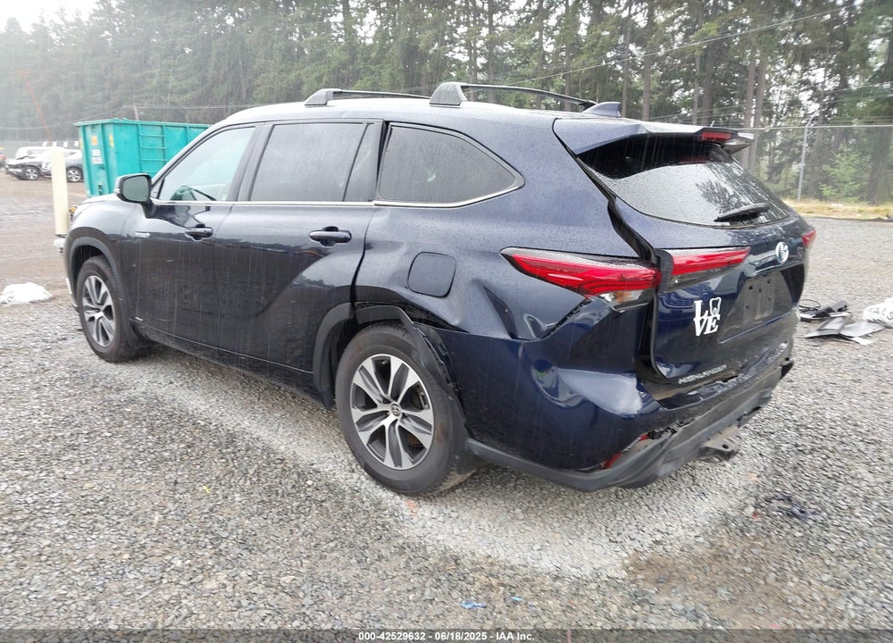 2020 TOYOTA HIGHLANDER HYBRID XLE VIN: 5TDHBRCH9LS506236