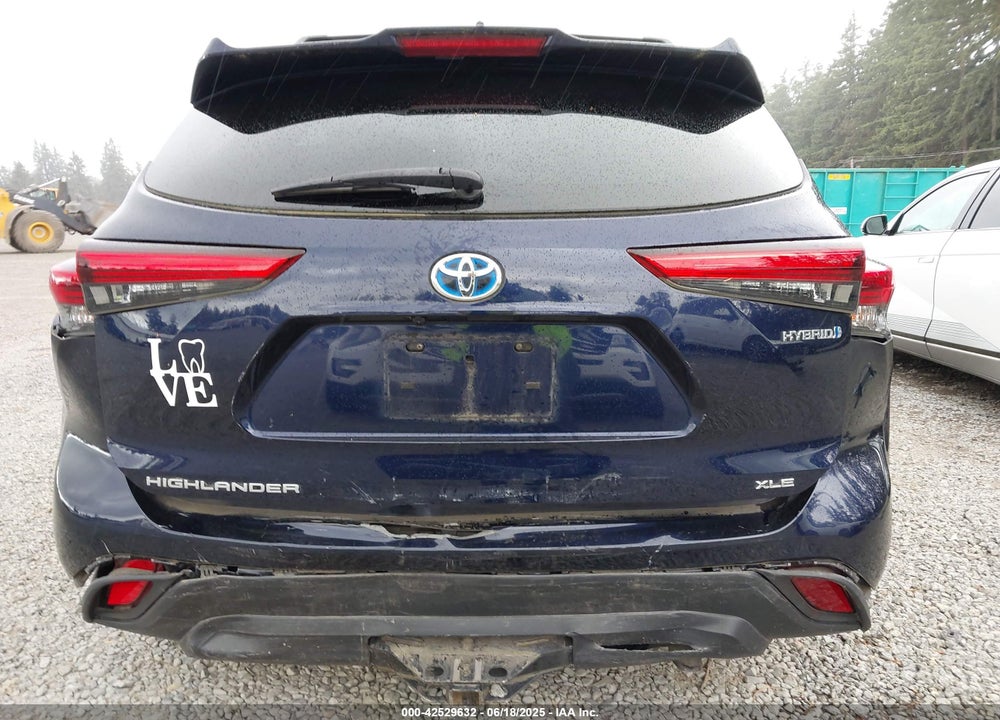 2020 TOYOTA HIGHLANDER HYBRID XLE VIN: 5TDHBRCH9LS506236