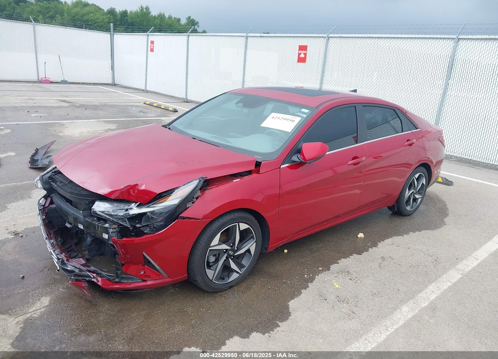 2021 HYUNDAI ELANTRA VIN: KMHLN4AG5MU127208