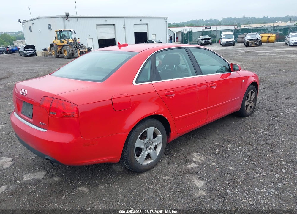 2006 AUDI A4 VIN: WAUAF78E06A217110