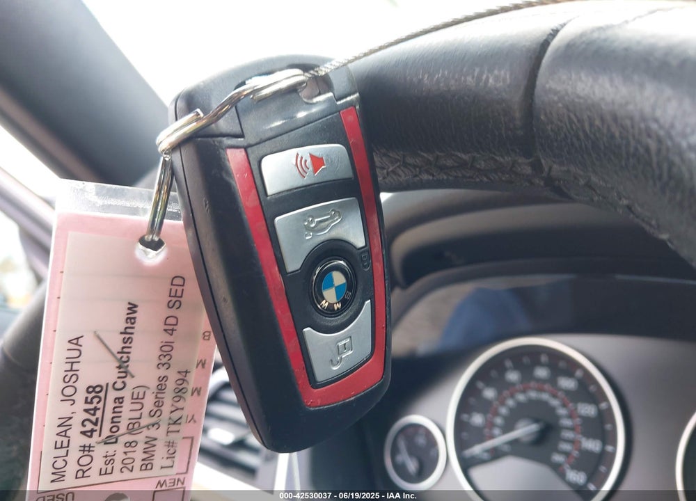 2018 BMW 330I VIN: WBA8B9C5XJEE82523